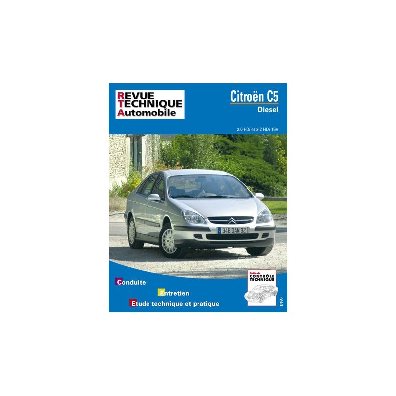 RTA Citroën C5 Diesel 2.0 et 2.2 HDi