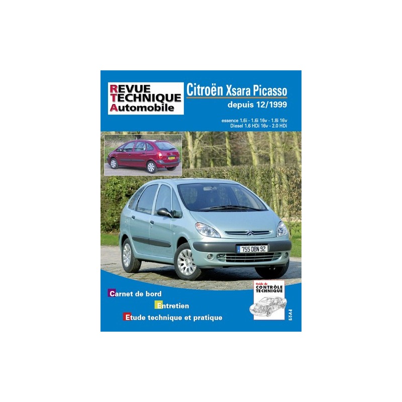 RTA Citroën Xsara Picasso essence et Diesel