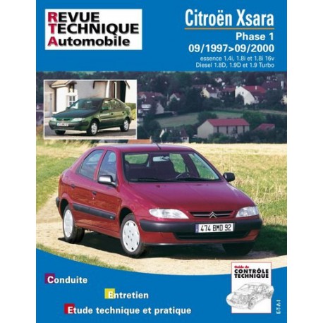 RTA Citroën Xsara phase 1, essence et Diesel