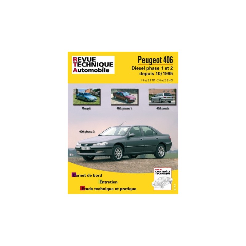 RTA Peugeot 406 phase 1 et 2, Diesel