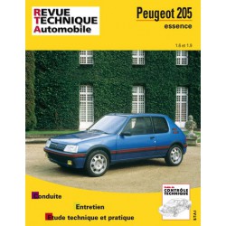 RTA Peugeot 205 essence 1.6 et 1.9 dont GTi