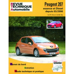 RTA Peugeot 207 essence et Diesel 1.6l