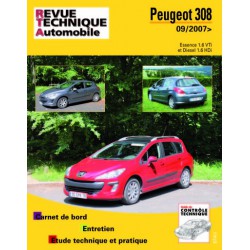 RTA Peugeot 308 essence et Diesel