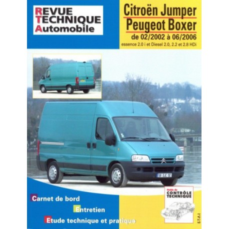 RTA Citroën Jumper I, Peugeot Boxer I, essence et Diesel