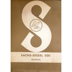 Sachs Diesel 500, notice d'entretien