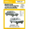 RTA Peugeot 305 GL, GR, SR phase 1 et GL phase 2