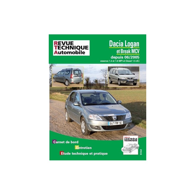 RTA Dacia Logan I, essence et Diesel RTA Dacia Logan I, essence et Diesel