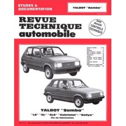 RTA Talbot Samba LS, GL, GLS, Cabriolet, Rallye