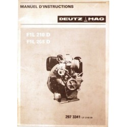 Deutz Mag F1L 210 D et F1L 208 D, notice d'entretien