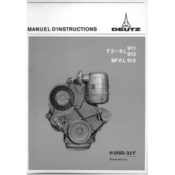 Deutz Mag F3-6L 911, F3-6L 912 et BF6L 912, notice d'entretien
