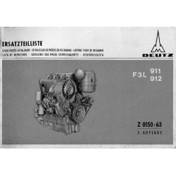 Deutz Mag F3L 911 et F3L 912, catalogue de pièces