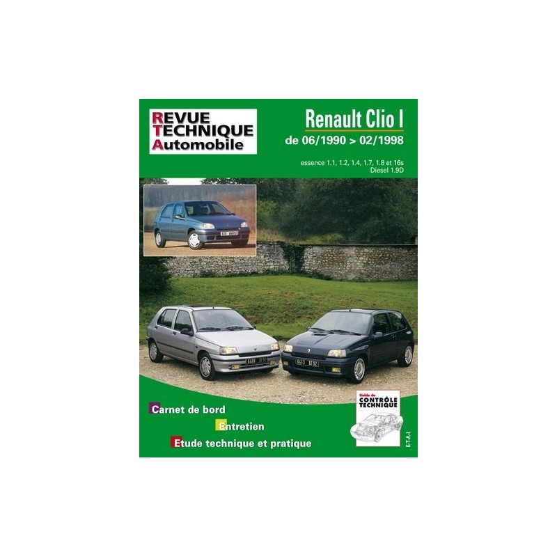 RTA Renault Clio I, essence et Diesel