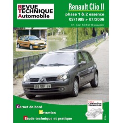 RTA Renault Clio II phase 1 et 2, essence