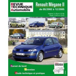 RTA Renault Mégane II phase 1, essence et Diesel