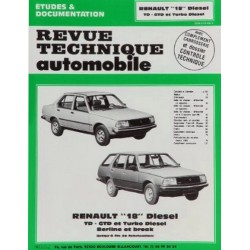 RTA Renault 18 TD, GTD, turbo Diesel 1980-86