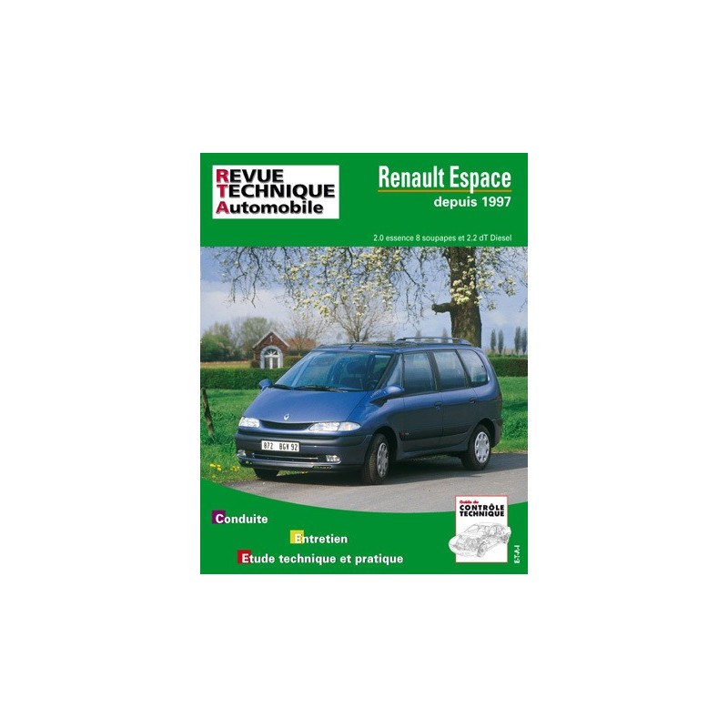 RTA Renault Espace III essence et Diesel, 1996-02