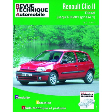 RTA Renault Clio II phase 1, Diesel 1998-01