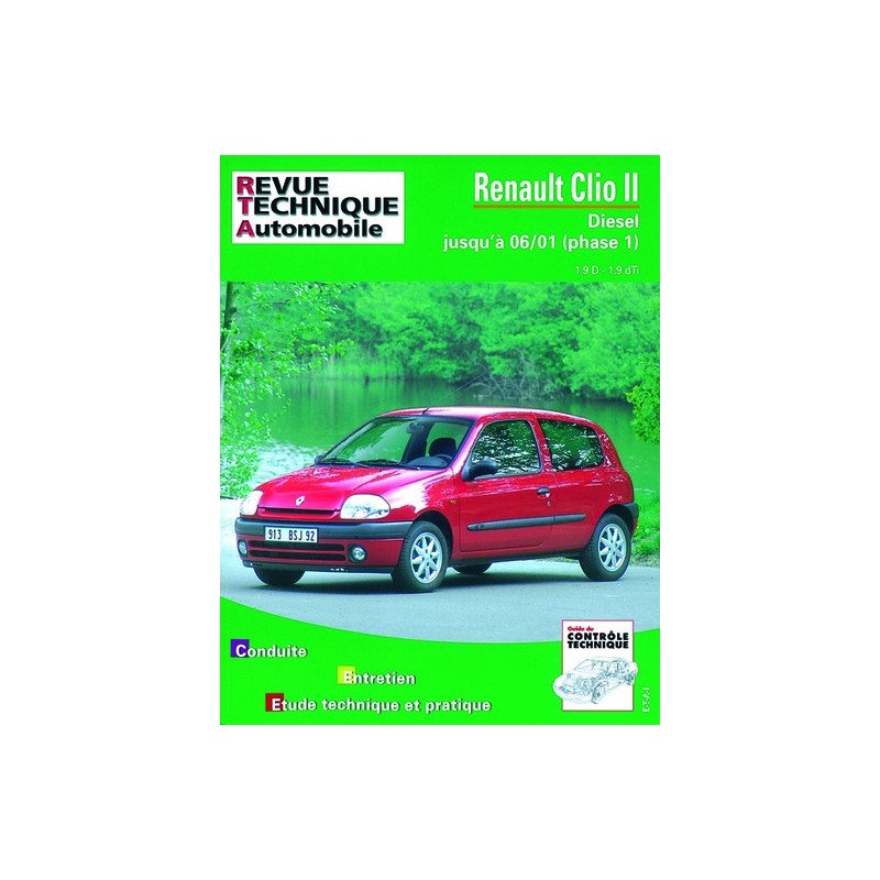 RTA Renault Clio II phase 1, Diesel 1998-01