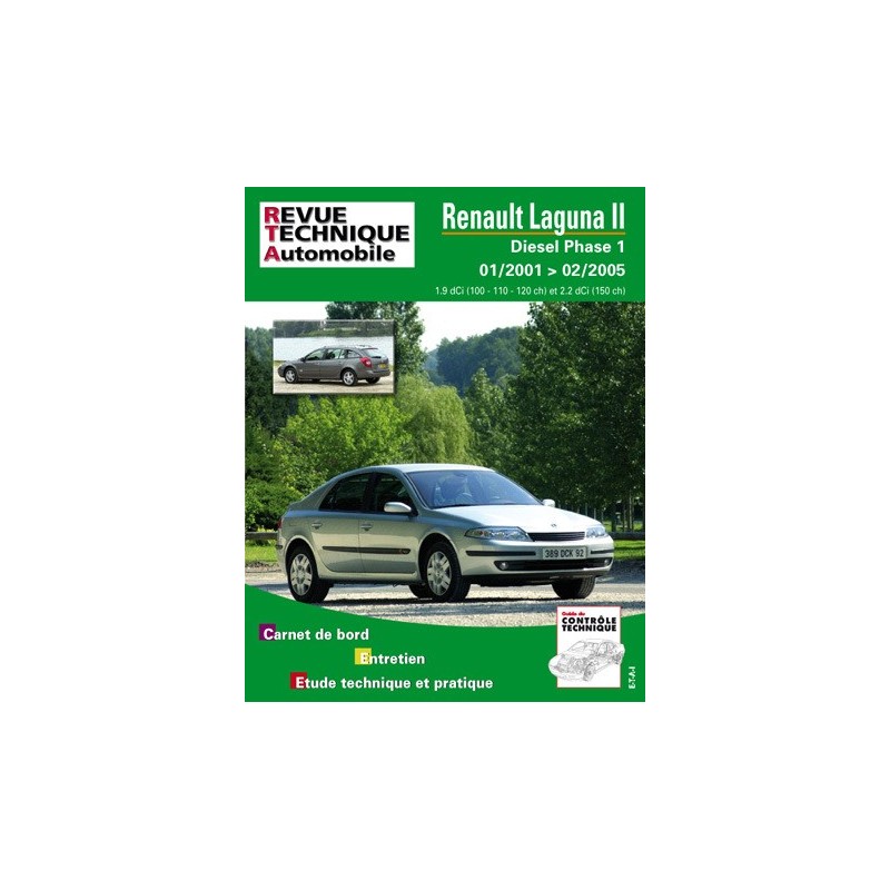 RTA Renault Laguna II, phase 1, Diesel 2001-05