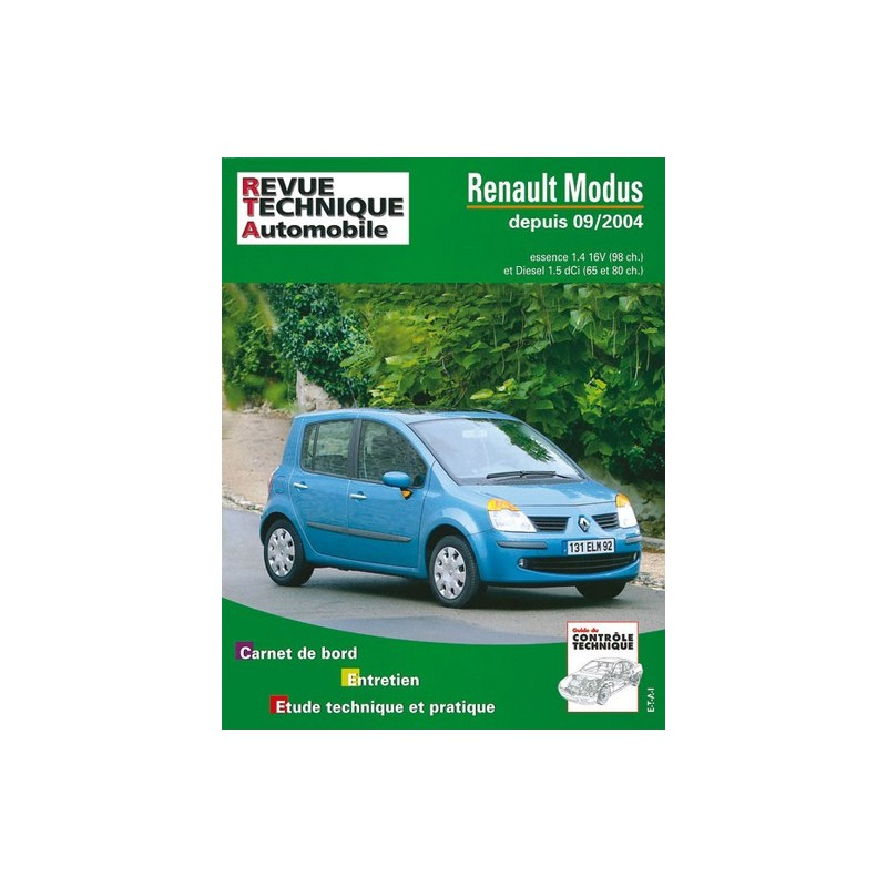 RTA Renault Modus, essence et Diesel