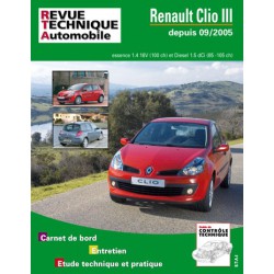 RTA Renault Clio III phase 1, essence et Diesel