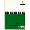 Deutz 6006, notice d\'entretien (eBook)