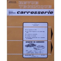 Technique carrosserie Opel, gamme début 70