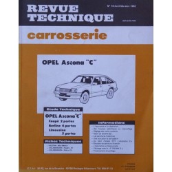 Technique carrosserie Opel Ascona C