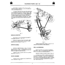 McCormick faucheuse CUB F-22, notice d'entretien