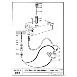 Vierzon Super 204, catalogue de pièces