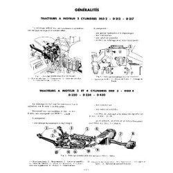 McCormick DLD2, DED3, DGD4, D212 à D430, manuel de réparation relevage