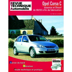 RTA Opel Corsa C, essence et Diesel 2003-06