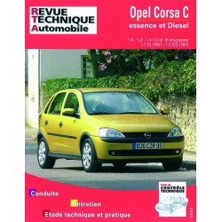 RTA Opel Corsa C, essence et Diesel, 2000-03