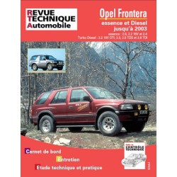 RTA Opel Frontera I et II, essence et Diesel