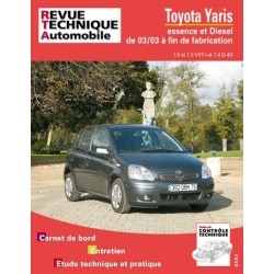 RTA Toyota Yaris I phase 2, essence et Diesel