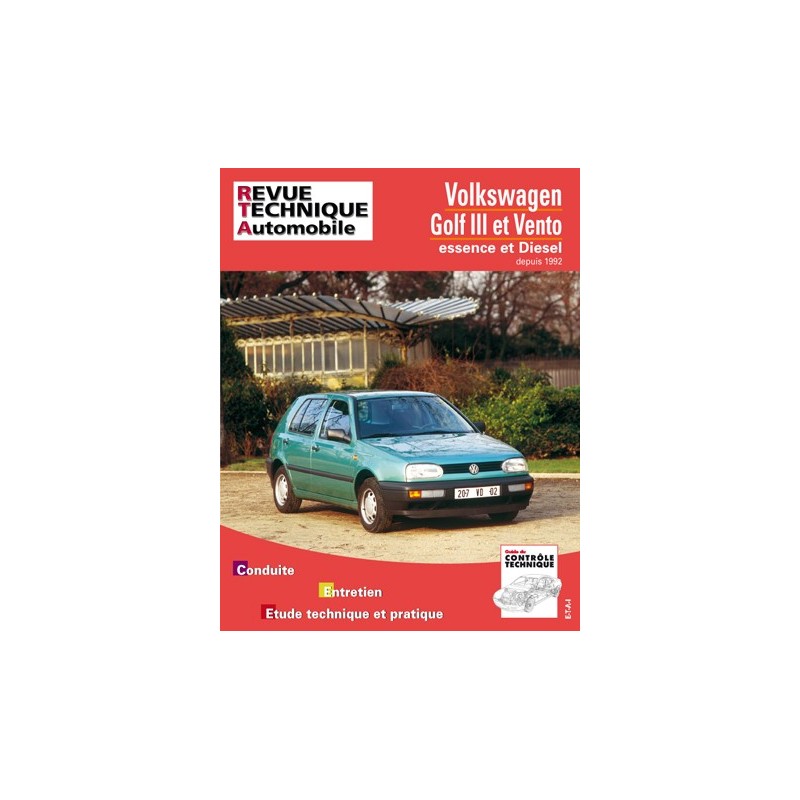 RTA Volkswagen Golf III, Vento, essence et Diesel