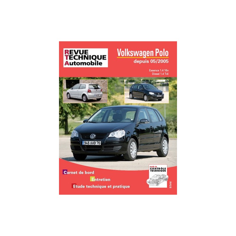 RTA Volkswagen Polo IV phase 2, essence et Diesel