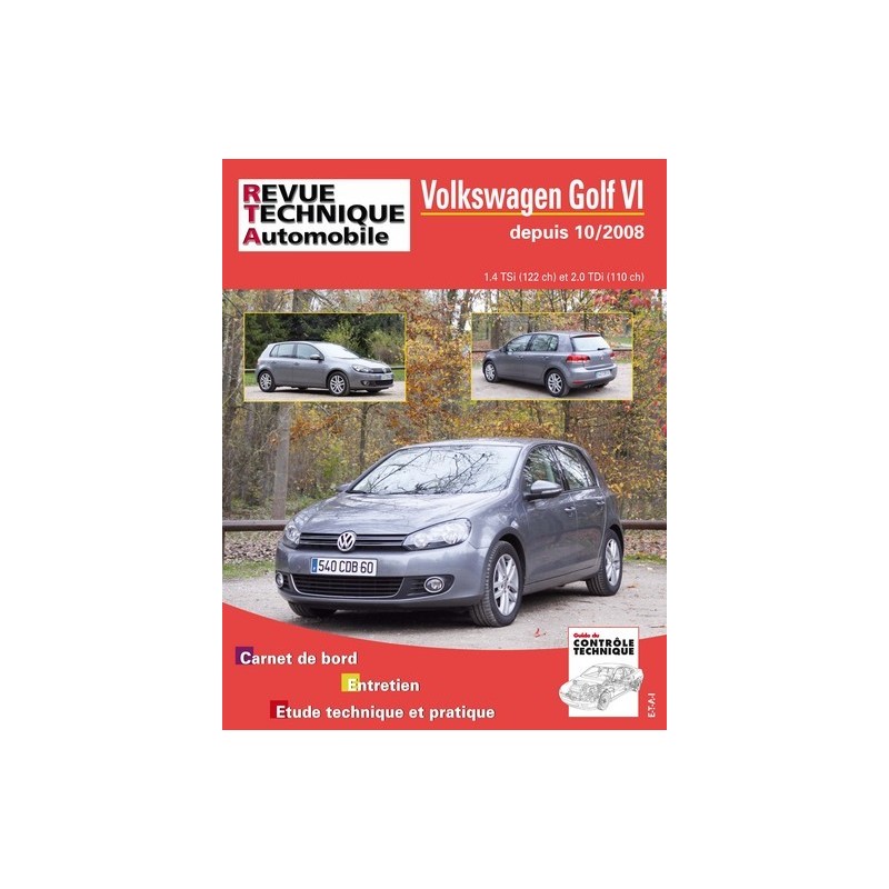 RTA Volkswagen Golf VI, essence et Diesel