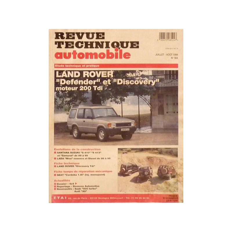 RTA Land Rover Defender et Discovery 200 Tdi