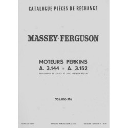 Perkins 3.144 et 3.152, catalogue de pièces