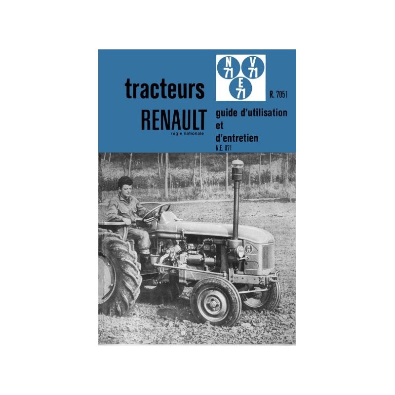 Renault N71, E71, V71, notice d'entretien