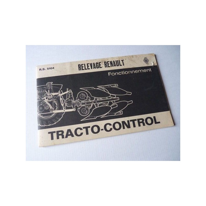 Renault tracto-control gamme Super D, notice originale