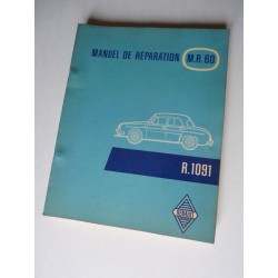 Renault Dauphine Gordini, manuel de réparation original