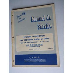 McCormick DLD2, D212, D217, système d'injection, manuel de réparation original