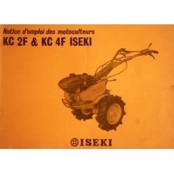 Iseki KF 2F et KC 4F, notice d'entretien