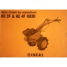 Iseki KF 2F et KC 4F, notice d'entretien