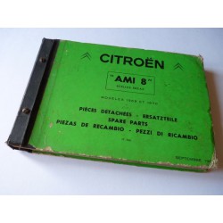 Citroën Ami 8, catalogue de pièces original