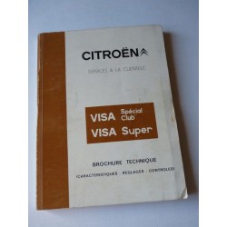 Citroën Visa Super, Spécial, Club, manuel original