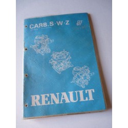 carburateurs Solex, Weber, Zénith, manuel de réglage original