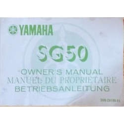 Yamaha SG50, notice d'entretien